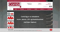 Desktop Screenshot of combibyg.dk