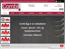 Tablet Screenshot of combibyg.dk